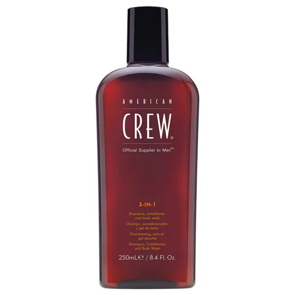 AMERICAN CREW – 3 IN 1 SHAMPOOING, APRÈS-SHAMPOING & GEL DOUCHE